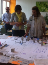 "Bon séjour", séance de travail collective entre les designers, les patients et l'équipe de soin