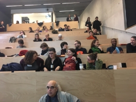 Colloque couleur et soin. Décembre 2019, ENSAD Nancy. Ouverture. Crédit photo : La Fabrique de l'hospitalité.